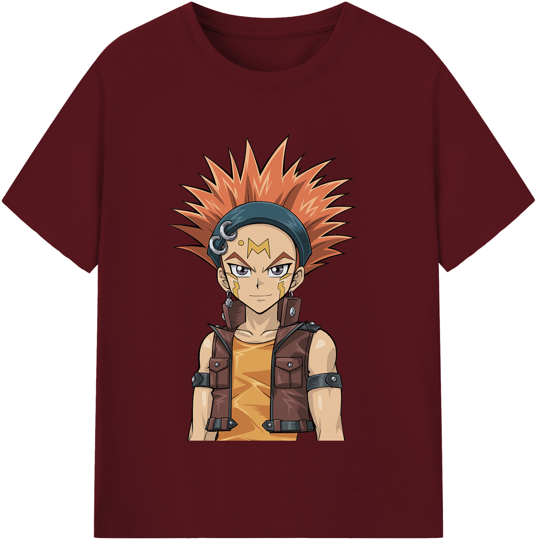 （画像用） 遊☆戯☆王 Yu-Gi-Oh! 綿100％半袖Tシャツ（フロントプリント）